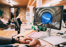 Load image into Gallery viewer, Anti blue light screen protector for laptops, monitors and PCs