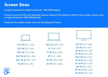 Load image into Gallery viewer, Anti blue light screen protector for laptops, monitors and PCs